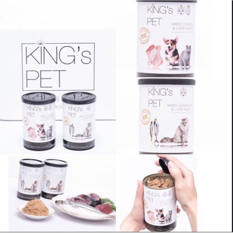 [Chính Hãng] - PATE King’s Pet cho chó mèo lớn nhỏ đủ vị - 380g