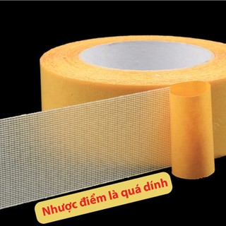 Cuộn BĂNG KEO LƯỚI Siêu Dính nhiều kích cỡ DÀI 18M tiện dụng
