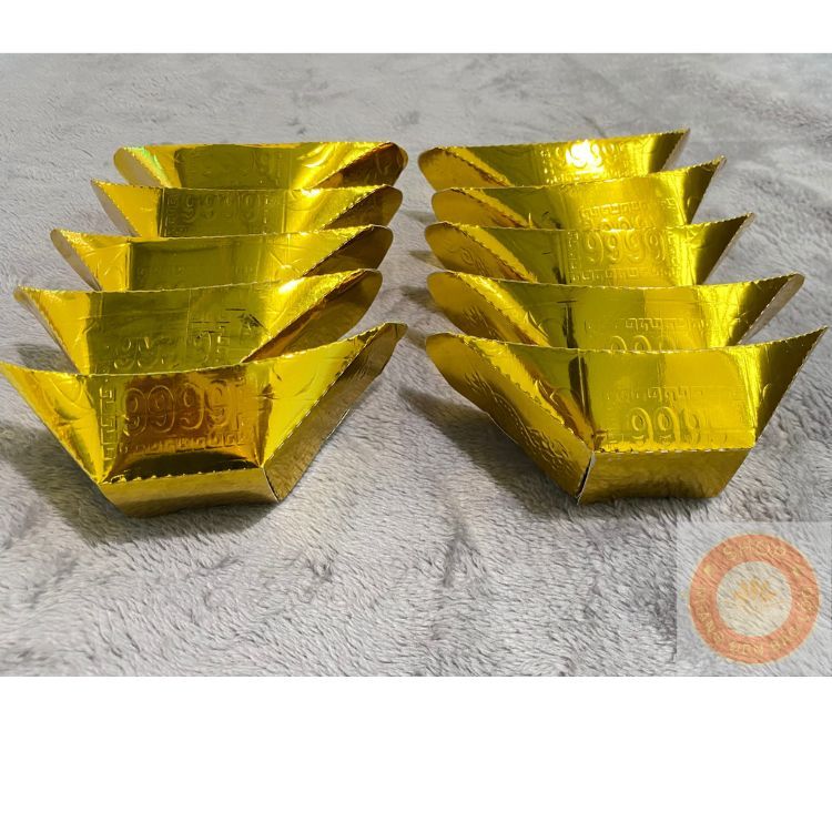 Vàng Thỏi Thuyền Thờ Cúng mụ đầy tháng,thôi nôi-Nhang Đèn Bảo Lộc