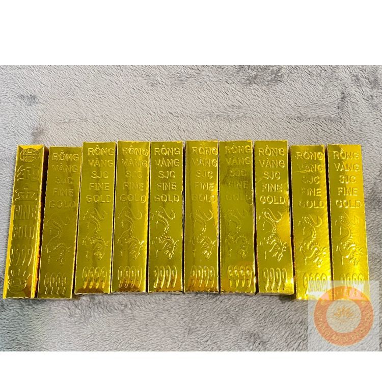 Vàng Thỏi Dài 9999 (Vàng Gầy) Thờ Cúng-Nhang Đèn Bảo Lộc