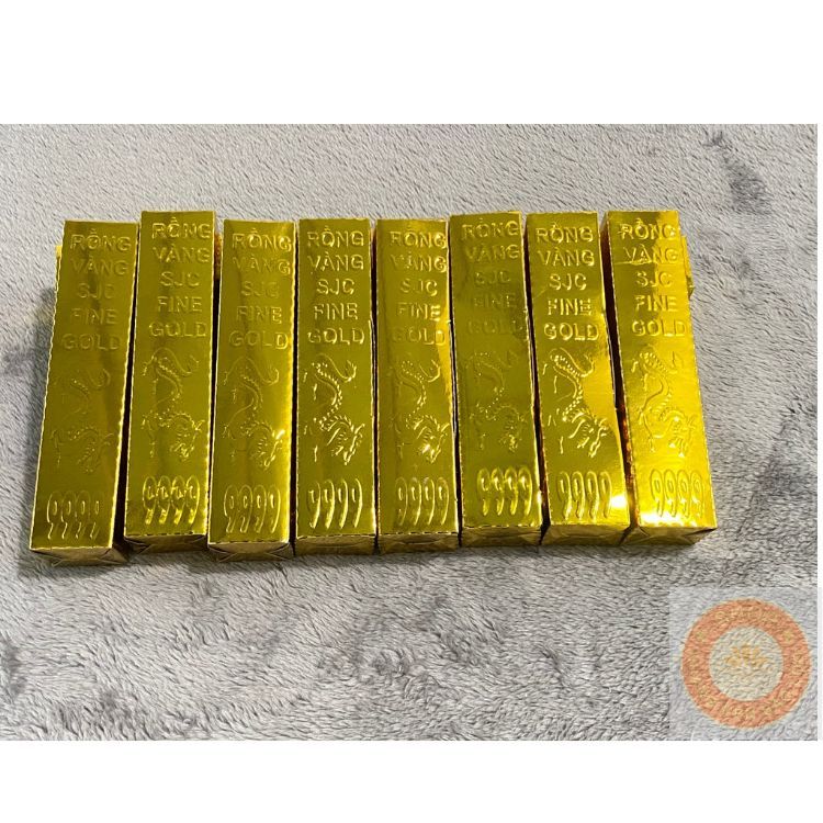 Vàng Thỏi Dài 9999 (Vàng Gầy) Thờ Cúng-Nhang Đèn Bảo Lộc