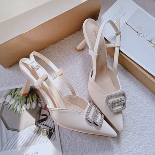 Giày Cao Gót Bích Mũi Dây Gài - Gót Nữ Thời Trang Mieo Shoes - Giày Cao Gót FULLBOX QC cao cấp G1184 G1185 G1199 G1200