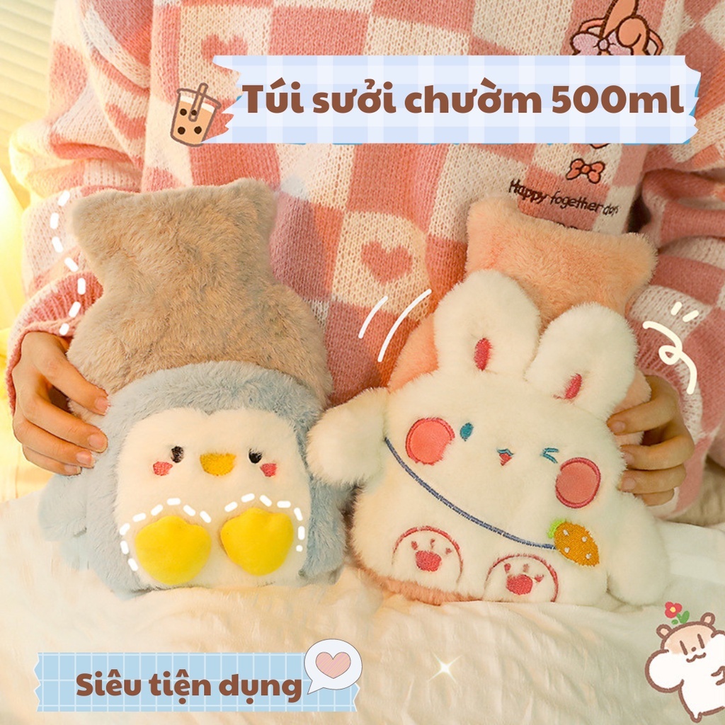 Túi chườm bụng kinh trườm nóng lạnh giữ nhiệt không cần sạc điện