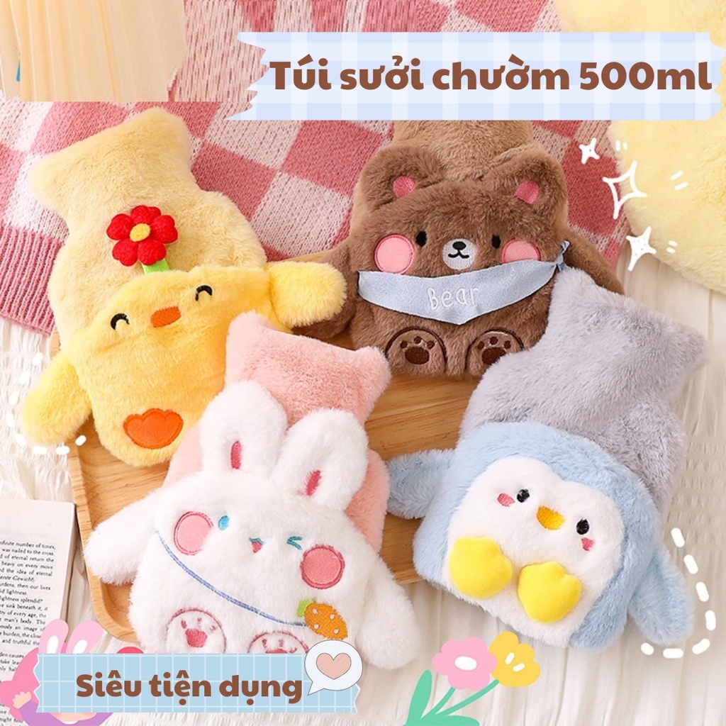 Túi chườm bụng kinh trườm nóng lạnh giữ nhiệt không cần sạc điện