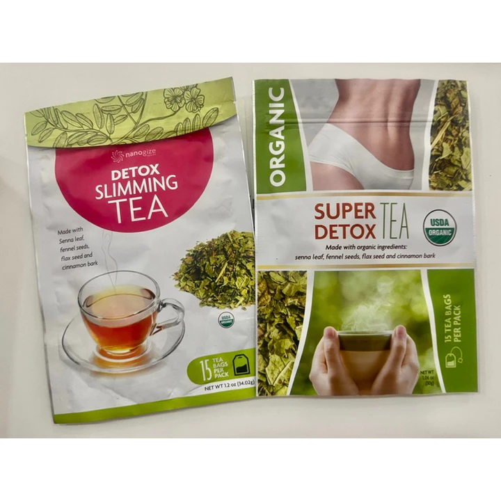 Trà Super Detox Tea - Detox Slimming Tea Nanogize của Mỹ/ Trà giảm cân Nanogize của Mỹ