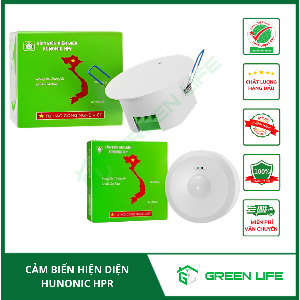 Cảm Biến Hiện Diện Hunonic HPR || phát hiện chính xác con người ...