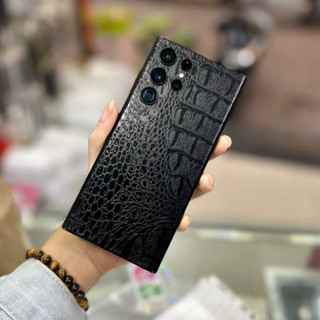 Dán mặt lưng skin vân giả da cá sấu Samsung S24Ultra S23Ultra S22Ultra S21Ultra S20Ultra Note 20Ultra S23 S22 S21 Note 0