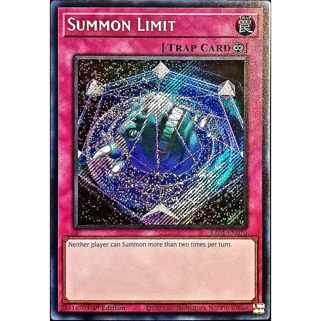 ra01 Lá bài thẻ bài Yugioh Summon Limit - super ultra secret Rare ...