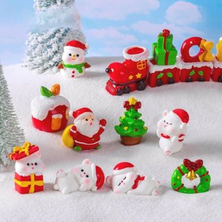 Mô Hình Giáng Sinh Tượng Ông Già Noel Cây Thông Mini Decor Quà Tặng Bạn Bè Người Yêu QT59