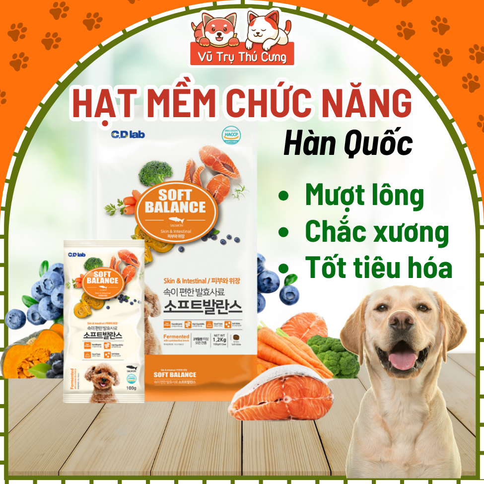 Thức Ăn Hạt Mềm Cho Chó ANF, Soft Balance Hàn Quốc
