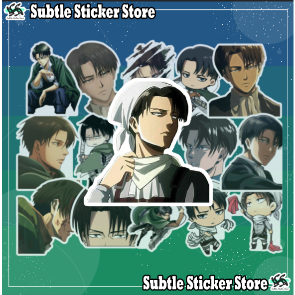 [Attack on Titan] - Set 10/15 Sticker Levi Ackerman / Levi anime/manga ...