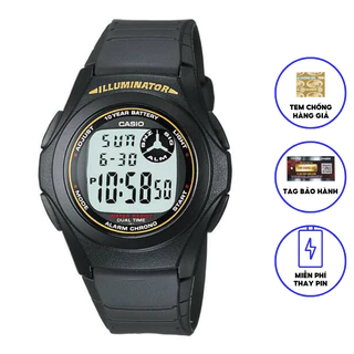 Đồng Hồ Nam Casio Dây Nhựa Trẻ Trung F-200W-9ADF Chính Hãng