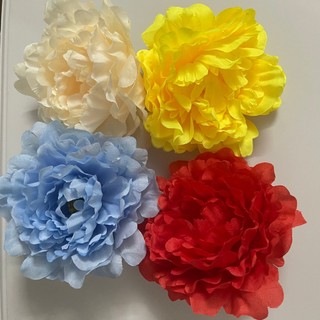 Đầu bông hoa mẫu đơn loại to trang trí tháp nước tháp tài lộc,bánh kem,giỏ quà Tết,phụ kiện chụp ảnh { H }
