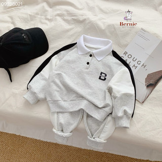 Bộ nỉ Polo thể thao cho bé trai 1-6 tuổi (9-24kg) N0048
