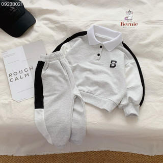 Bộ nỉ Polo thể thao cho bé trai 1-6 tuổi (9-24kg) N0048