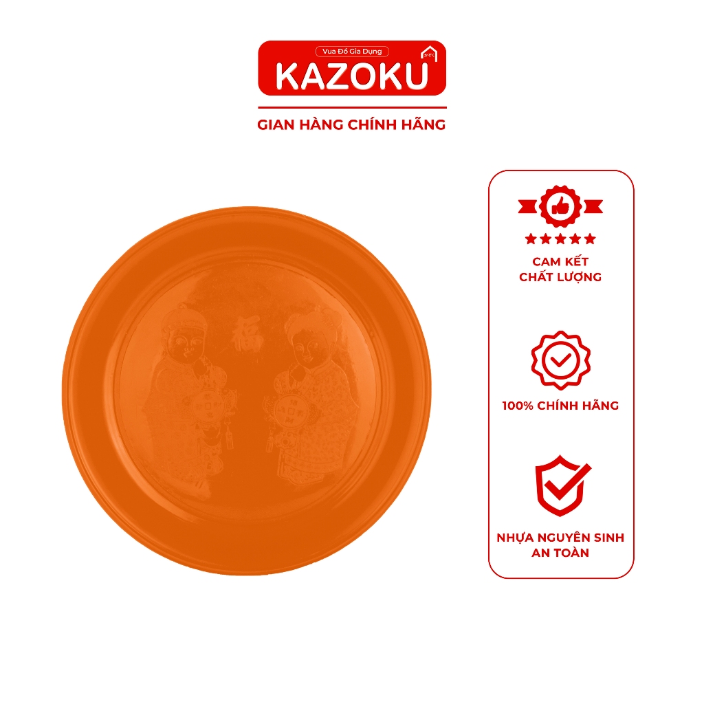 Mâm Đựng Trái Cây Hoa Quả - Mâm Cơm - 23cm/26cm/30cm/35cm - Kazoku Vua Đồ Gia Dụng [TDM]