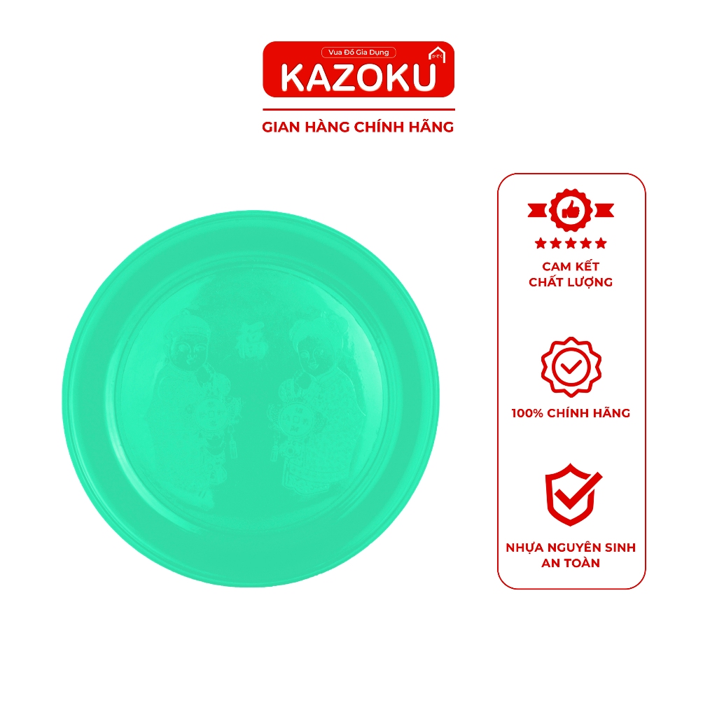 Mâm Đựng Trái Cây Hoa Quả - Mâm Cơm - 23cm/26cm/30cm/35cm - Kazoku Vua Đồ Gia Dụng [TDM]