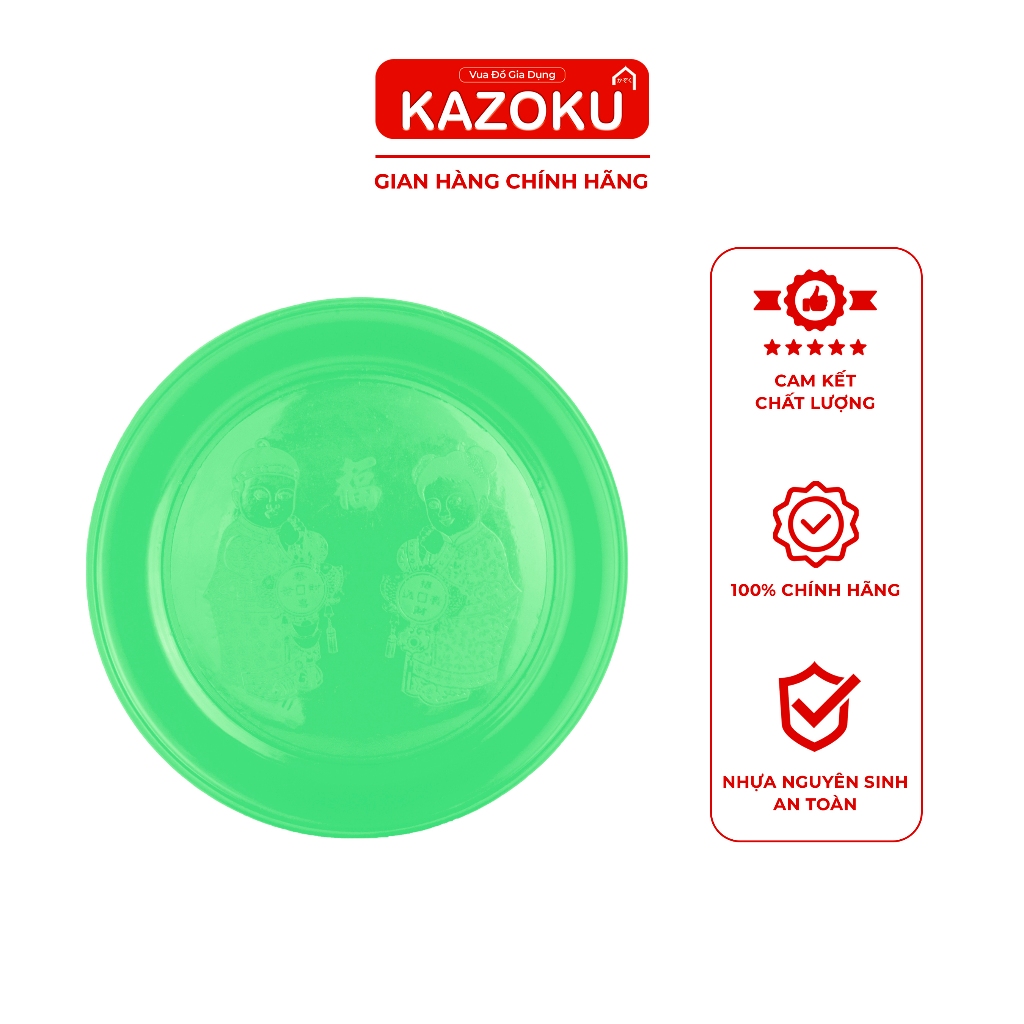Mâm Đựng Trái Cây Hoa Quả - Mâm Cơm - 23cm/26cm/30cm/35cm - Kazoku Vua Đồ Gia Dụng [TDM]