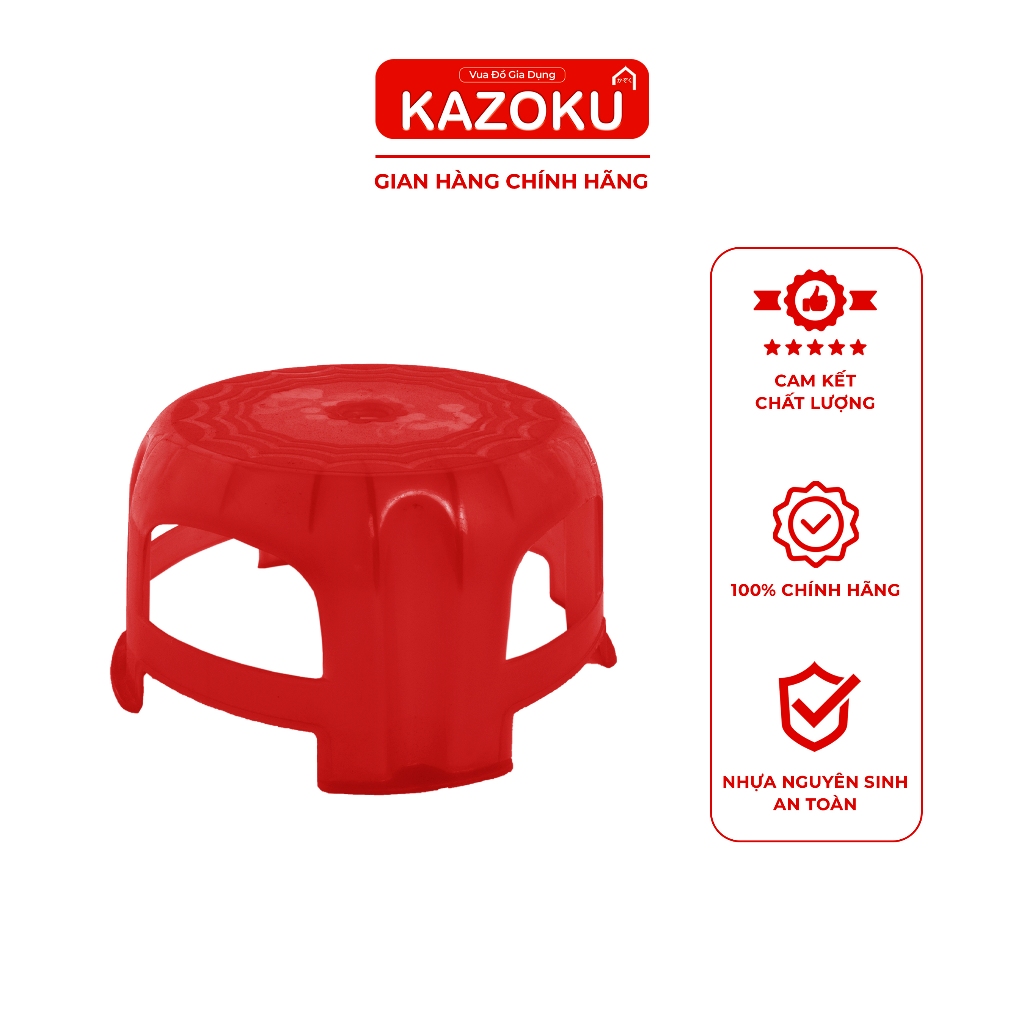 Ghế đẩu nhựa hình bông - Vua Đồ Gia Dụng Kazoku - [TDGB]