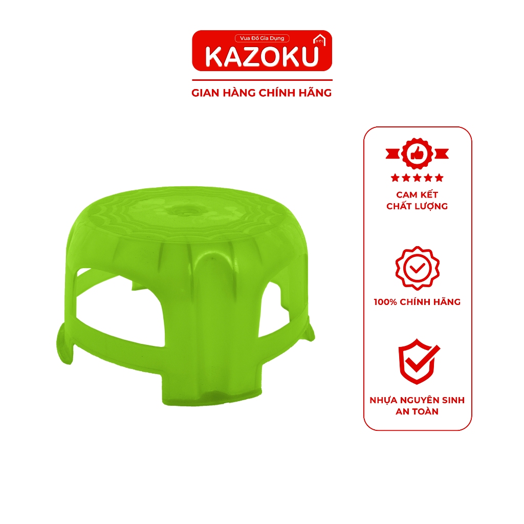 Ghế đẩu nhựa hình bông - Vua Đồ Gia Dụng Kazoku - [TDGB]