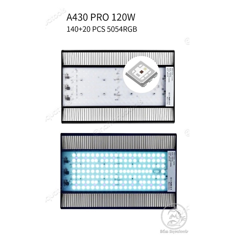 WEEK A-430 Pro | Đèn LED Thuỷ Sinh A430 Cao Cấp Full Quang Phổ RGB 