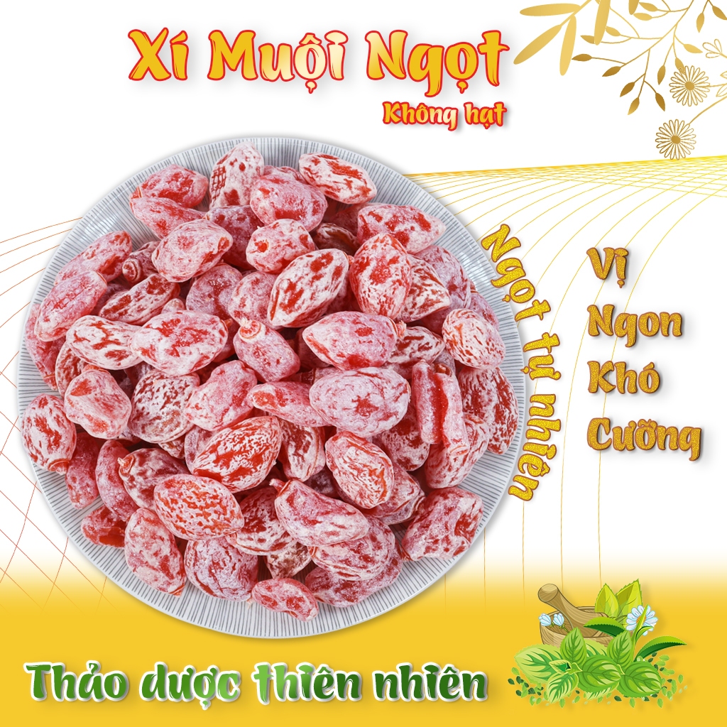 Combo 3 bịch xí muội ngọt Như Ý không hạt - Bịch 1kg