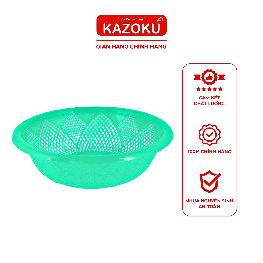 Rổ hình Bông Sen - 20cm/24cm/28cm/32cm/36cm/38cm - Đỏ/ Dương/ Chuối/Vàng/ Cam/ Ngọc - [TDRS]