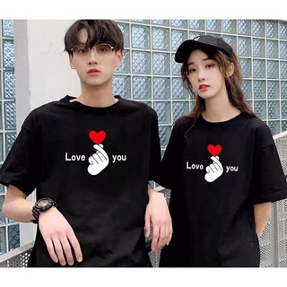 Áo cặp nam nữ, áo phông đôi in hình bắn tim chất cotton thoáng mát thấm hút có giản tốt ( GIÁ 1 ÁO)