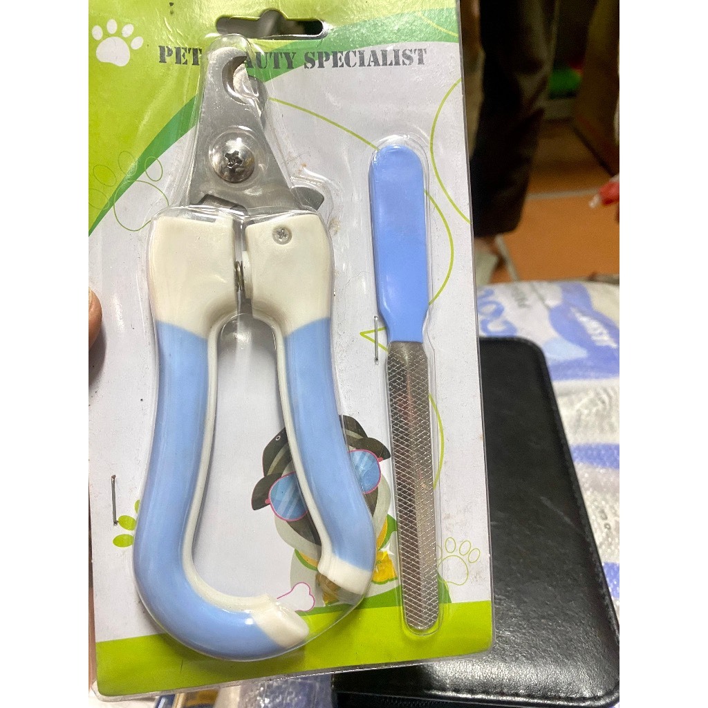 Bộ kìm Cắt Móng kèm Dũa Móng cho mèo, kìm Bấm Móng cho chó mèo