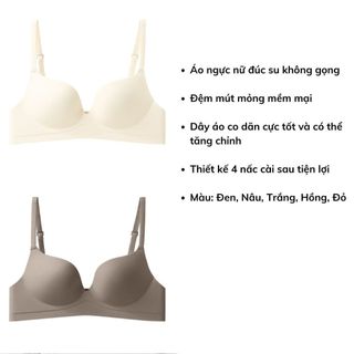 Áo ngực nữ su không gọng ôm nâng ngực gợi cảm sexy mềm mại êm ái thấm hút tốt DEVARI A206