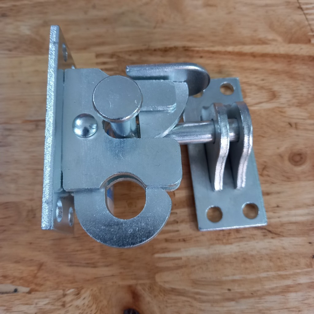 CHỐT CỬA LÙA SIÊU TIỆN LỢI, ĐÓNG DỄ DÀNG, AN TOÀN TUYỆT ĐỐI TẶNG KÈM 8 VÍT INOX, KHÔNG ƯNG ĐỀN TIÊN........