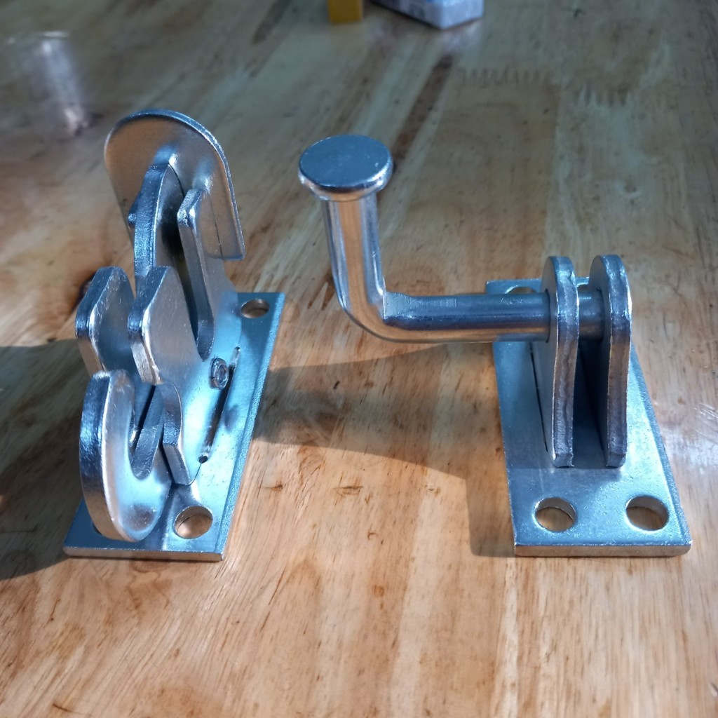 CHỐT CỬA LÙA SIÊU TIỆN LỢI, ĐÓNG DỄ DÀNG, AN TOÀN TUYỆT ĐỐI TẶNG KÈM 8 VÍT INOX, KHÔNG ƯNG ĐỀN TIÊN........