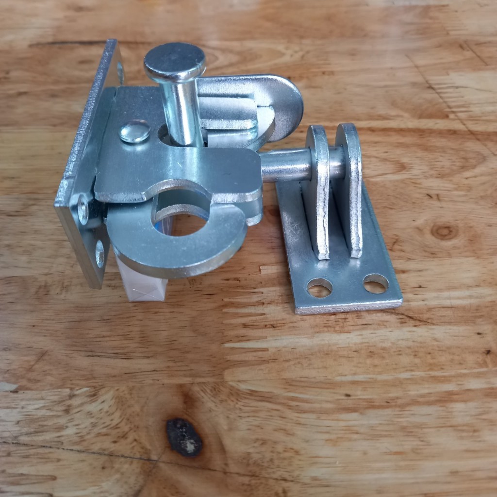 CHỐT CỬA LÙA SIÊU TIỆN LỢI, ĐÓNG DỄ DÀNG, AN TOÀN TUYỆT ĐỐI TẶNG KÈM 8 VÍT INOX, KHÔNG ƯNG ĐỀN TIÊN........
