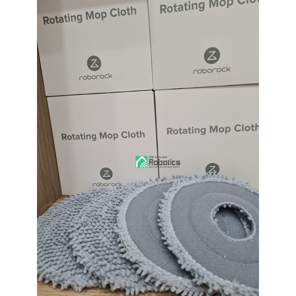 FOREHILL 8 Stück rotierende Ersatztücher für Roborock Q Revo/Qrevo Pro