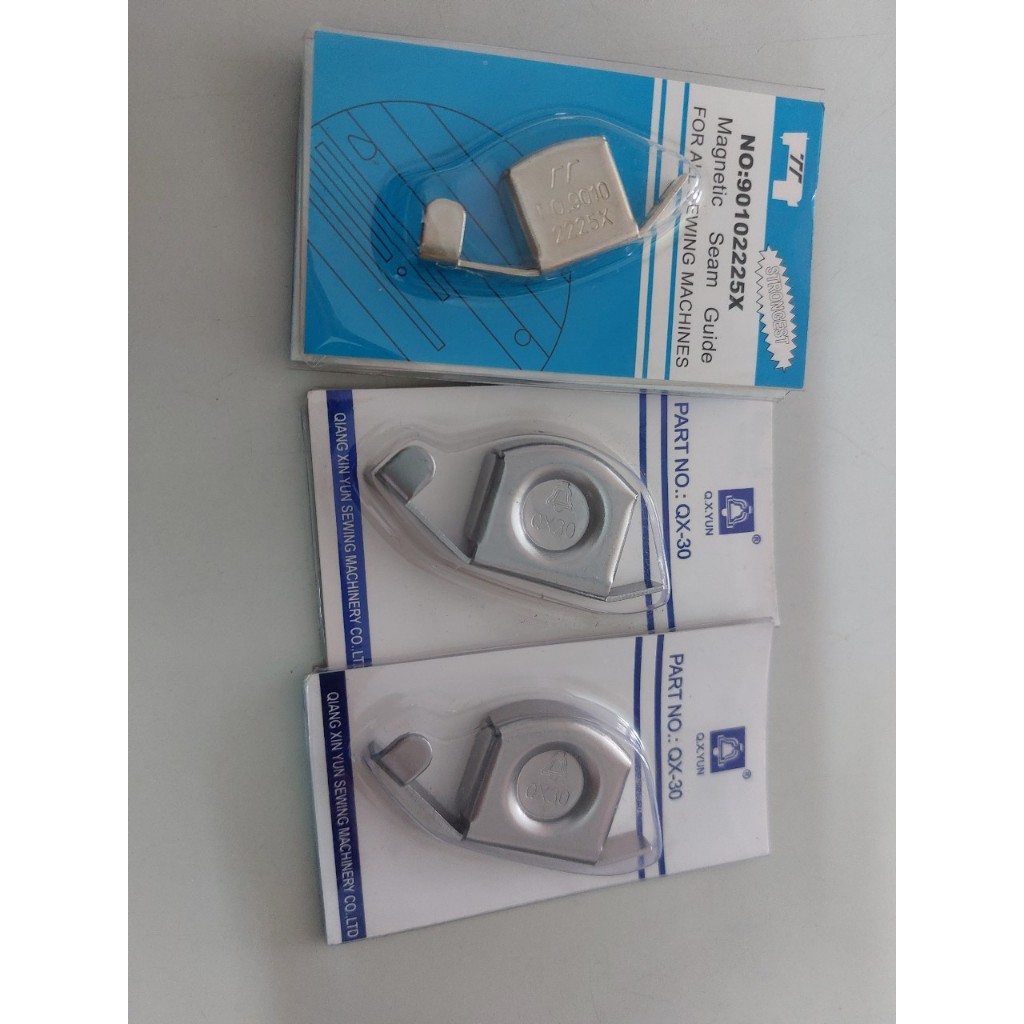 Cữ Nam Châm Định Hướng Đường May Cao Cấp – G30 Cữ To Vỏ Xanh, G20 Cữ Tiểu Vỏ Vàng (2 Cái)