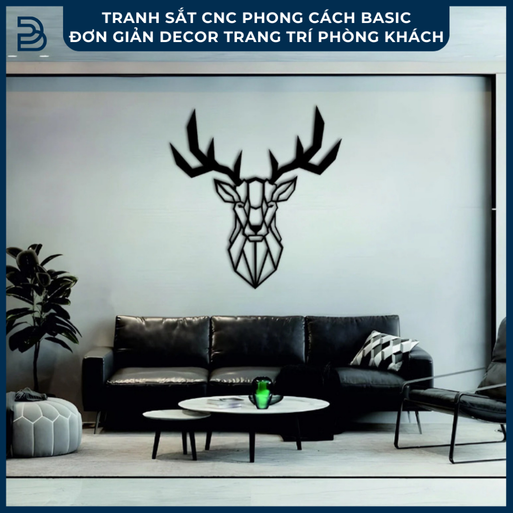 Tranh sắt CNC B13 | Tranh sắt động vật nhiều mẫu, Treo tường nghệ thuật, Decor trang trí nội thất