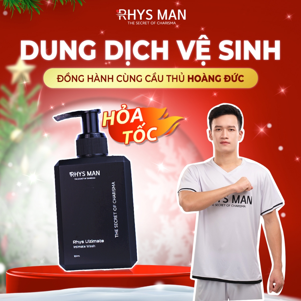 Dung dịch vệ sinh nam giới hương bạc hà RHYS MAN Rhys Ultimate 120ml ...