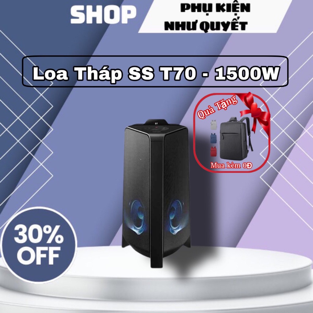 Loa Tháp Samsung Mx T70xv 1500w Chính Hãng Kèm 1 Mic B518 Shopee Việt Nam 