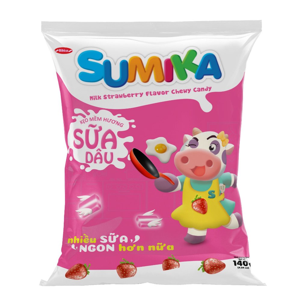 Ảnh Kẹo Mềm Sumika Sữa Bibica 140g 1