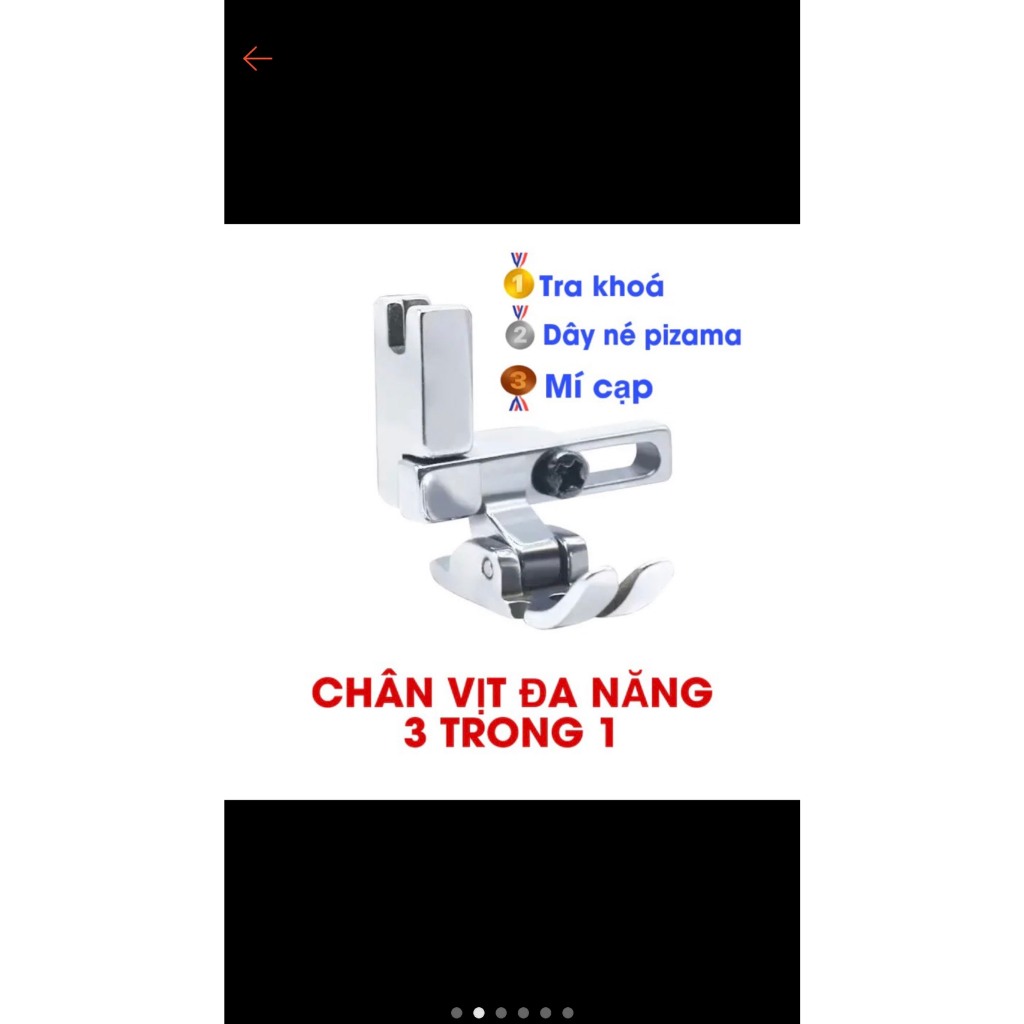 Chân Vịt Đa Năng T3 Chính Hãng – Tra Khóa, Chạy Né, Chạy Mí Cho Máy May 1 Kim Công Nghiệp (Mẫu Mới)