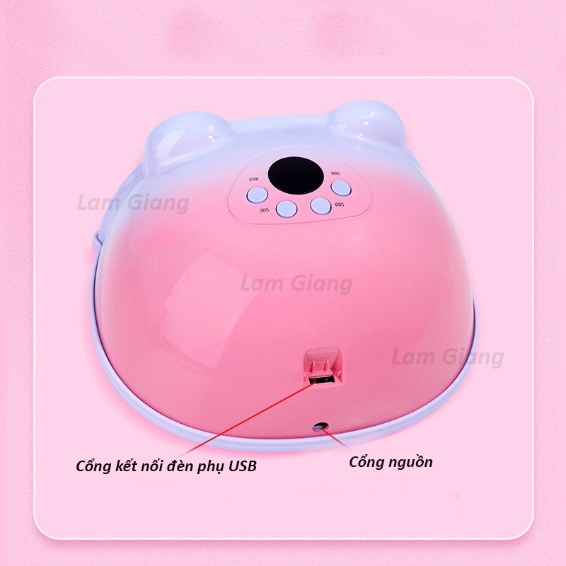 Máy hơ 2 trong 1, đầu xoay 360 độ không góc chết