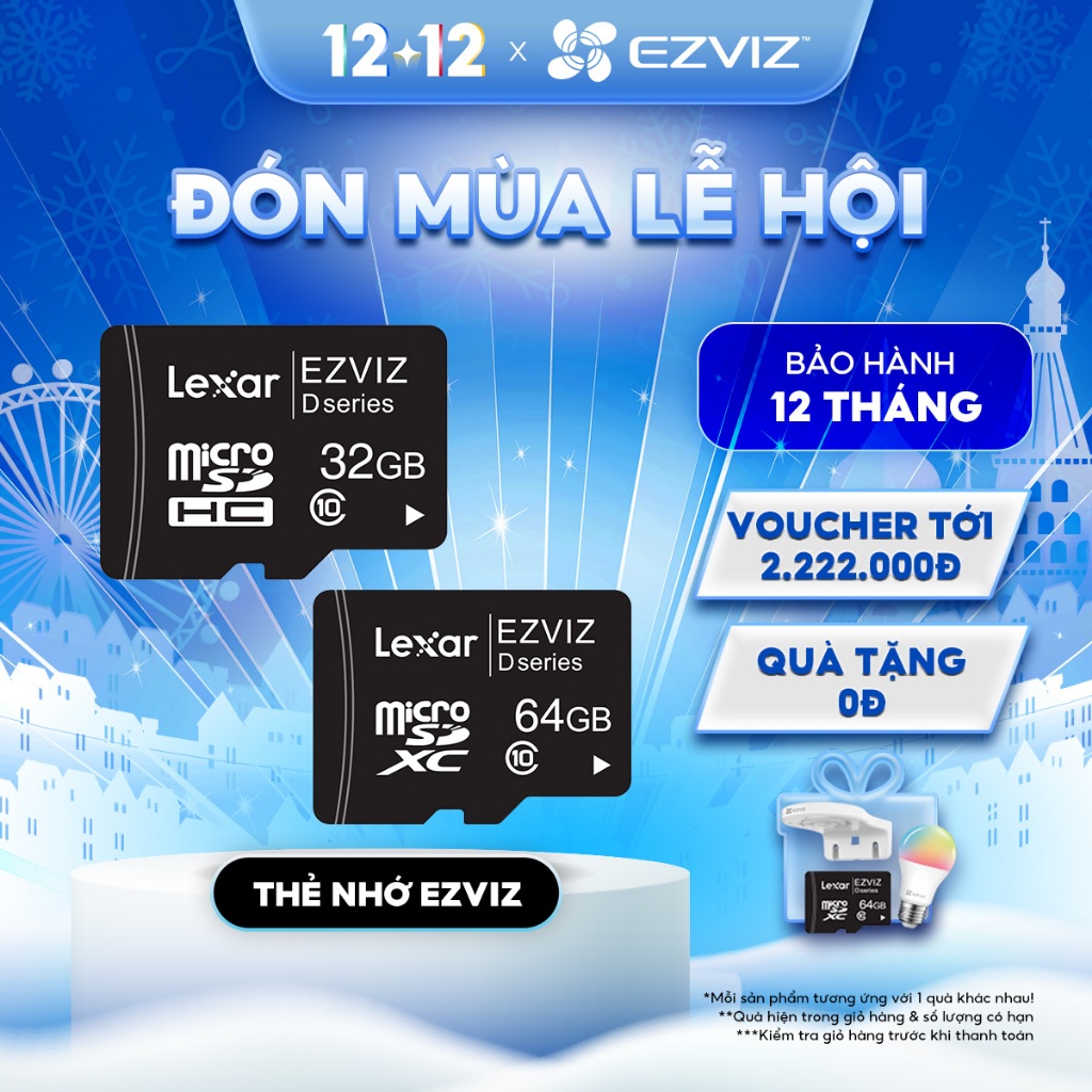 Ảnh Thẻ nhớ Micro SD EZVIZ 64GB/ 128GB Tốc Độ Cao Cho Camera, Điện Thoại Chính Hãng 3