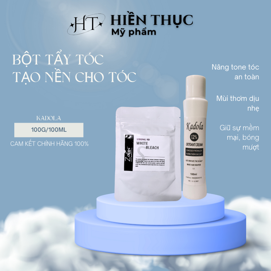 BỘT TẨY TÓC [ bột tạo nền cho tóc, tặng kèm bao tay ] Hàng chính hãng