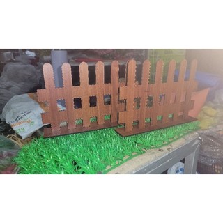 Hàng rào gỗ kích thước 17x24cm trang trí mầm non, trang trí lớp