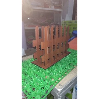 Hàng rào gỗ kích thước 17x24cm trang trí mầm non, trang trí lớp