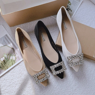 Búp Bê Mieo Shoes - Giày Bệt Tag Đá Vuông Qc Fullbox Siêu Mềm B657 B658 B659