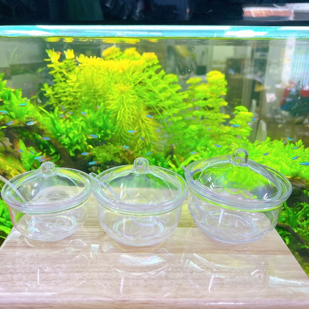 Hũ đựng gia vị -Hủ đựng chanh ớt - Xa tế  NHƯ THA CO có muỗng nhựa Acrylic Cao cấp - có hàng quán