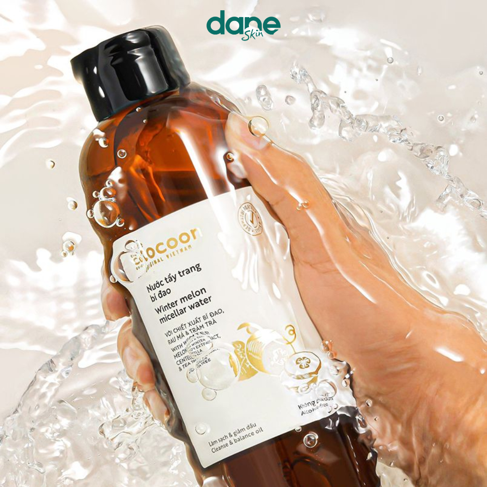 Nước tẩy trang Cocoon bí đao 500ml -Giúp làm sạch lớp make up và kiểm soát dầu thừa