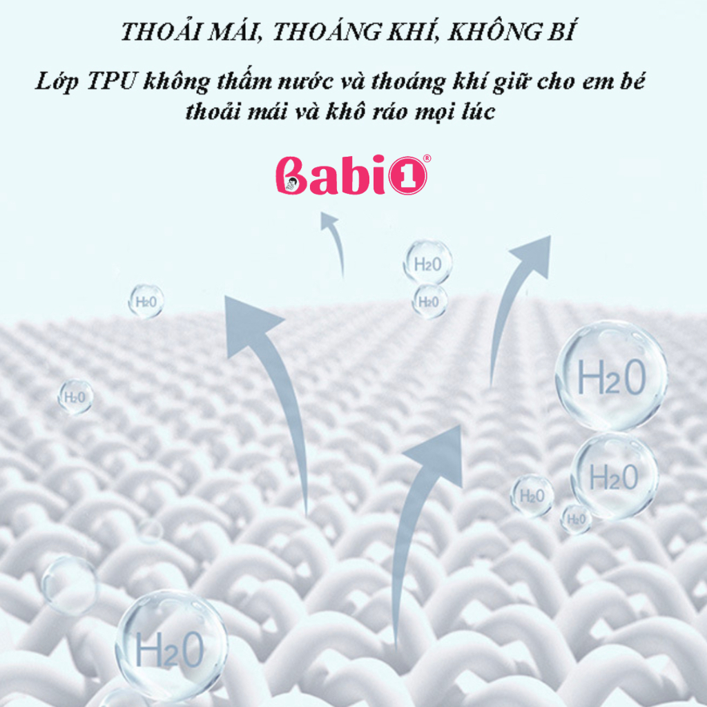 Miếng Lót Chống Thấm BABIONE Tấm Lót Chống Thấm Cho Bé 5 Lớp Sợi Tre Thay Tã Cho Bé, Người Lớn Tuổi