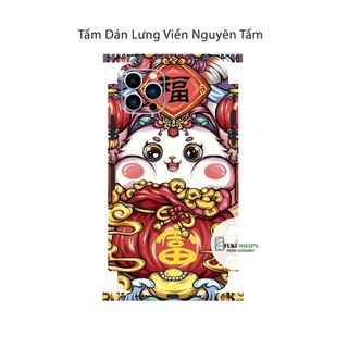 Tấm dán Skin Mặt Sau Mèo MS021 FULL VIỀN 15 pro max , 14 pro max , 13 pro max , 12 pro max , 11 pro max - FukiShop